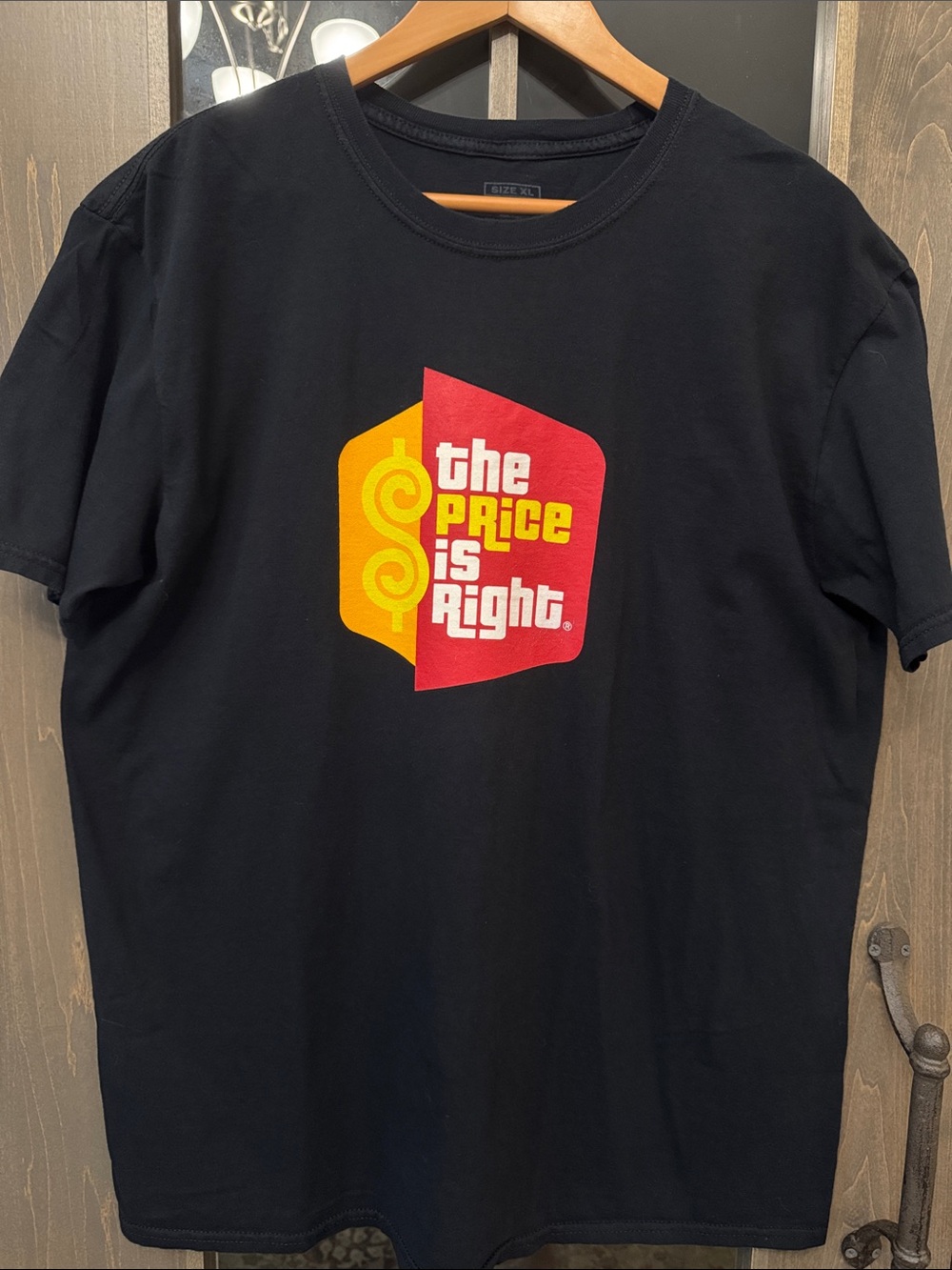 The Price is Right Logo T-Shirt 100% Cotton Mens XL USA Black 2018 Licensed